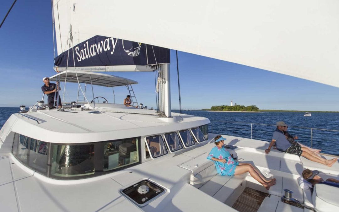 Sailaway V passing Low Island