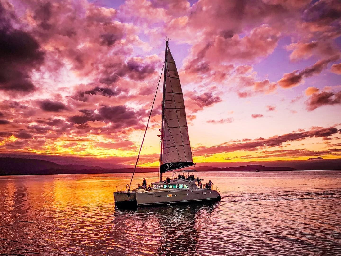 sunset sail sailaway v low isles afternoon & sunset sailing